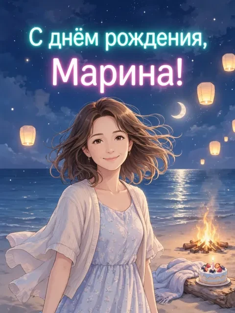 Выбрать дизайн «Ночное море»