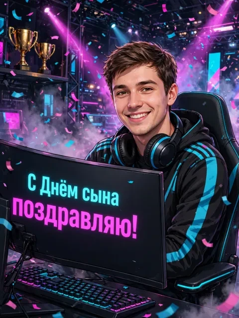Выбрать дизайн «Киберспорт арена»