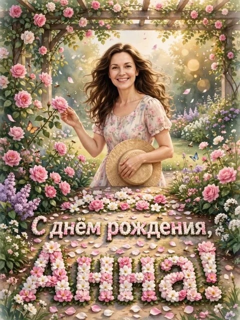 Выбрать дизайн «Цветущий сад»