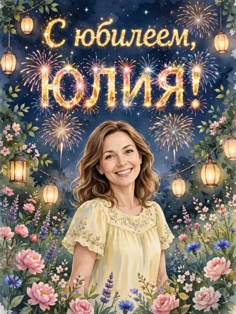 Выбрать дизайн «Салют в саду»