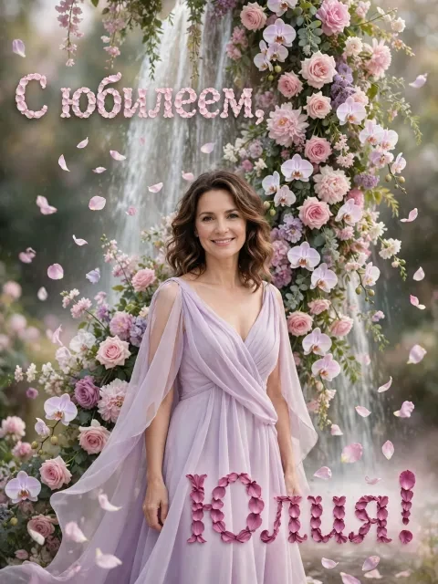 Выбрать дизайн «Цветочный водопад»