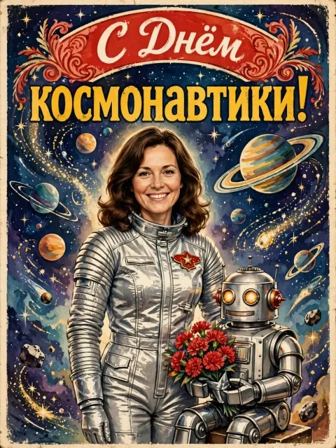 Выбрать дизайн «Мечта о космосе»