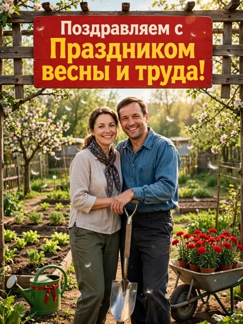 Выбрать дизайн «Дачный труд с улыбкой»
