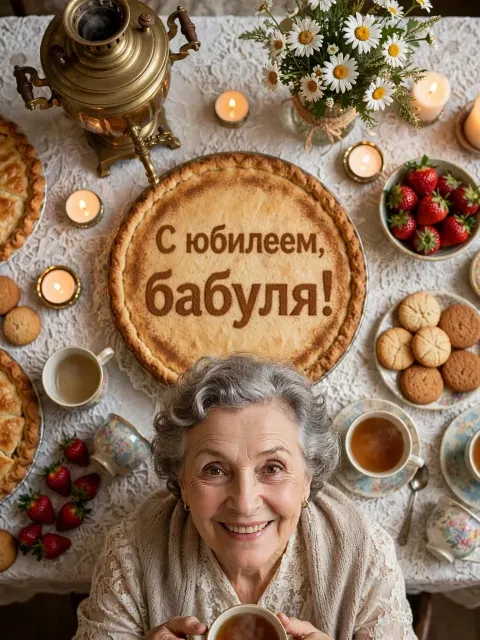 Выбрать дизайн «Пироги и свечи»