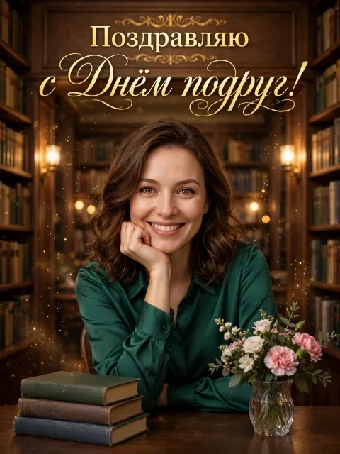 Выбрать дизайн «Книжное кафе с винтажными розами»