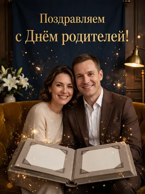 Выбрать дизайн «Праздник с семейным альбомом»