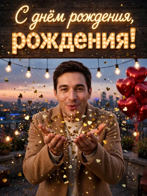 Выбрать дизайн «Воздушный поцелуй на закате»