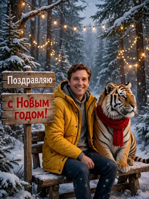 Выбрать дизайн «В гостях у таёжного тигра»