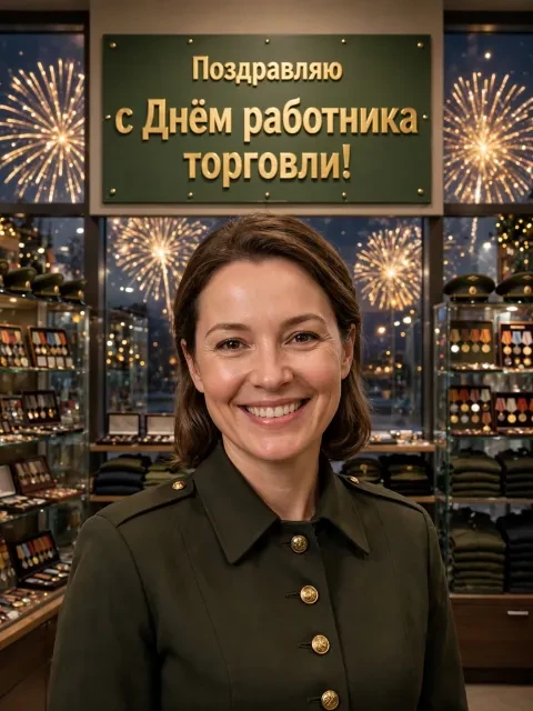 Выбрать дизайн «Торжественный Военторг»