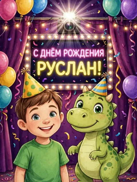 Выбрать дизайн «Динозавр-фотобудка»