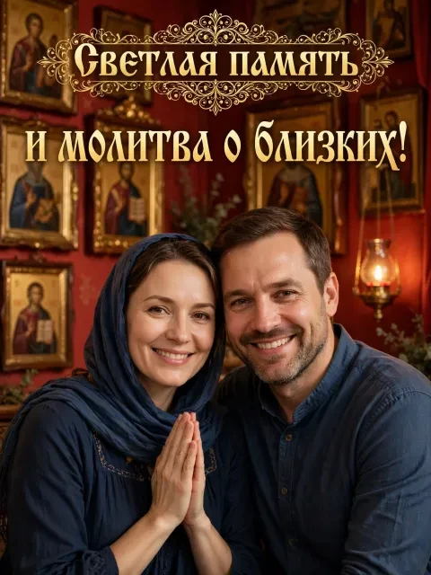Выбрать дизайн «Молитва у иконы»