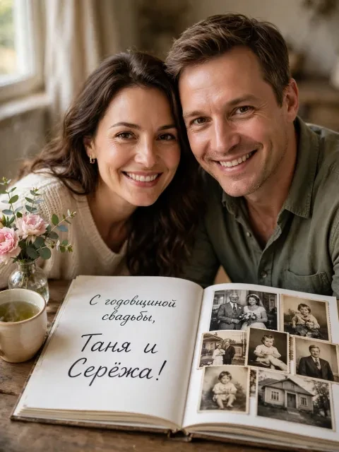 Выбрать дизайн «Семейный альбом»
