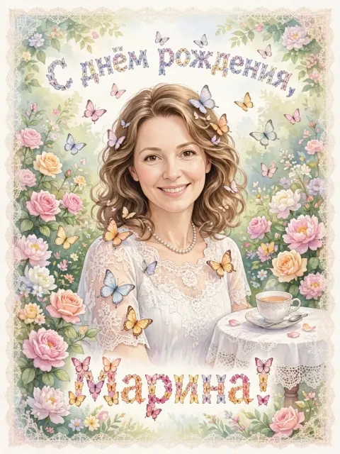Выбрать дизайн «Бабочки в кружеве»