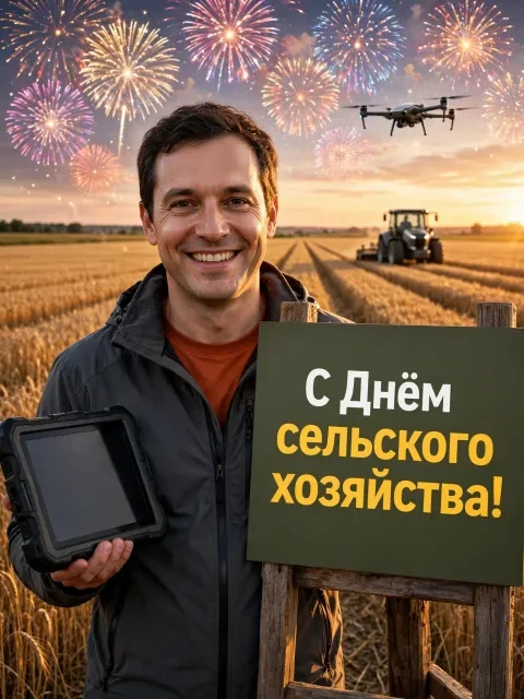 Выбрать дизайн «Агродрон над золотым горизонтом»