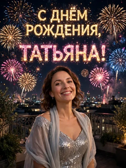 Выбрать дизайн «Салют в небе»