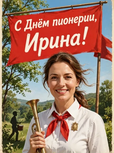 Выбрать дизайн «Пионерская линейка»