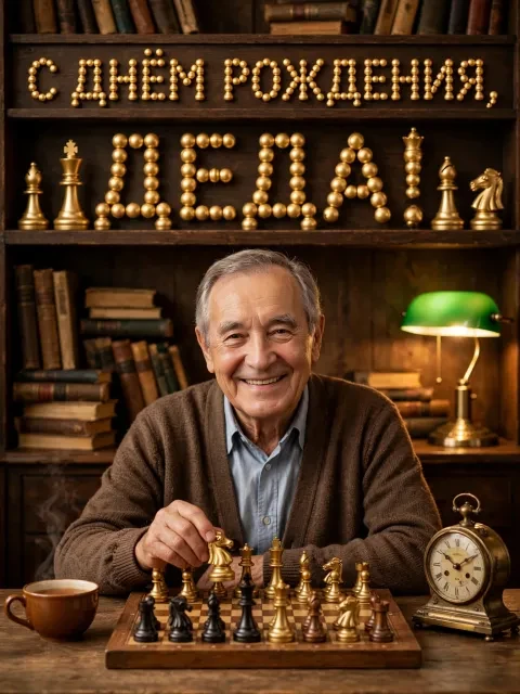 Выбрать дизайн «Шахматный клуб»