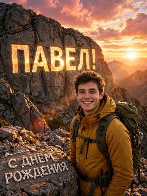Выбрать дизайн «Горный поход»