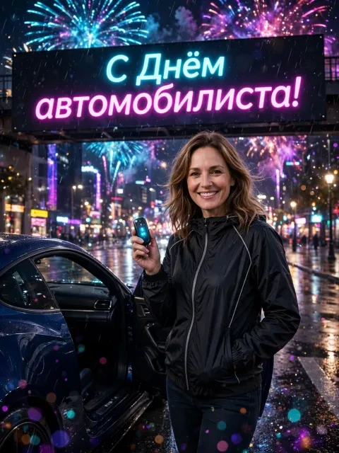 Выбрать дизайн «Ночной неоновый драйв»