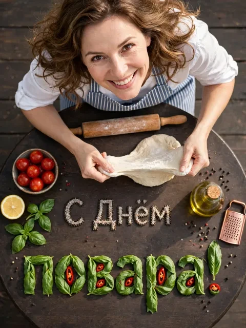 Выбрать дизайн «Вид сверху на стол»