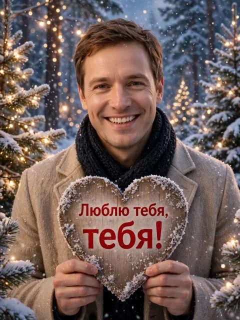 Выбрать дизайн «Зимняя сказка любви»