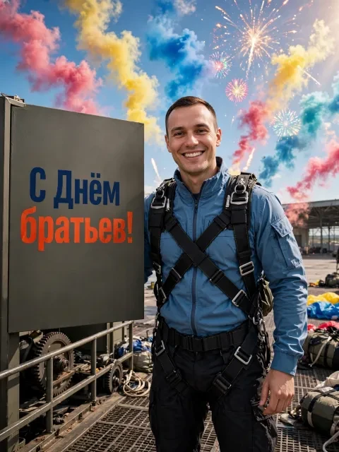 Выбрать дизайн «Небесный десант и парашюты»