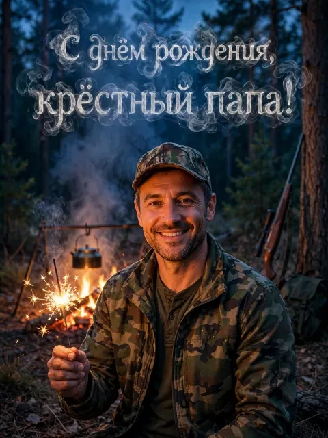 Выбрать дизайн «Охота с бенгальскими огнями»