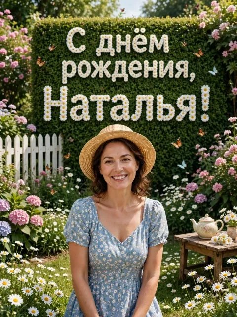 Выбрать дизайн «Сад с ромашками»