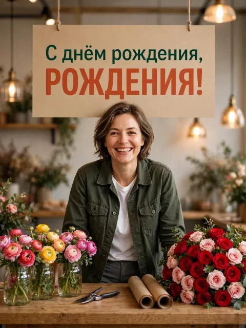 Выбрать дизайн «Цветочная мастерская»