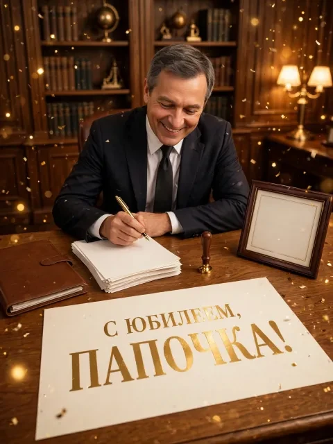 Выбрать дизайн «Документы юбиляра»