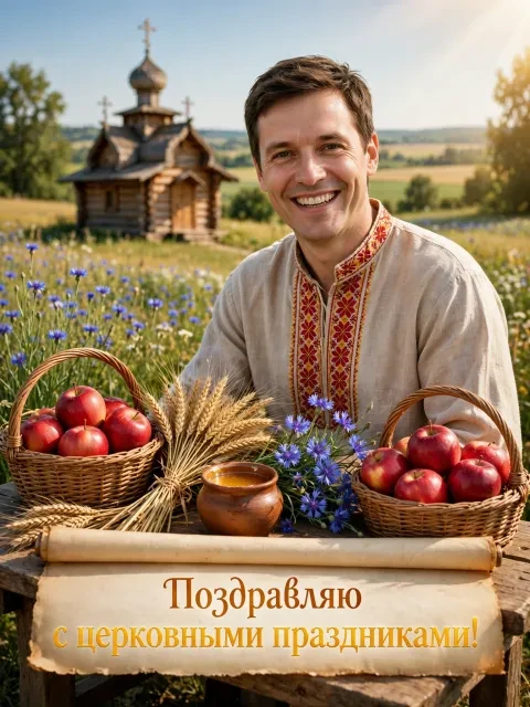Выбрать дизайн «Августовские Спасы и Животворящий Крест»