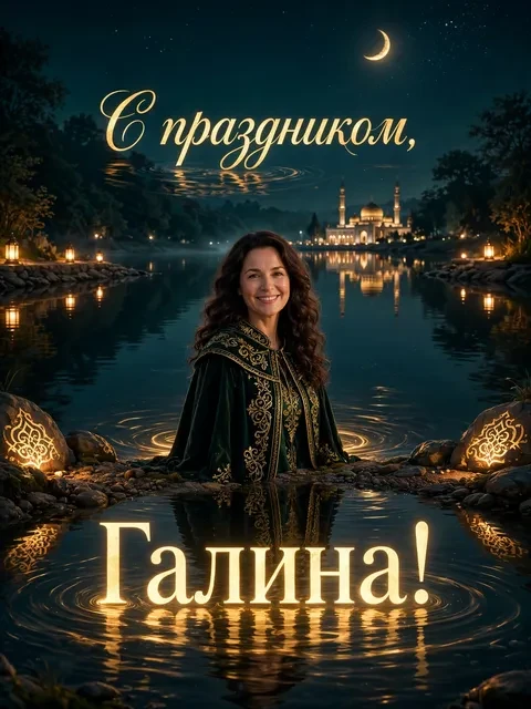 Выбрать дизайн «Золотая каллиграфия на воде»