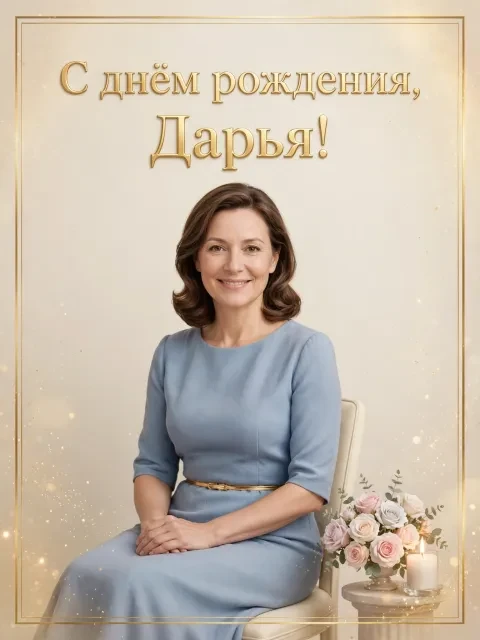 Выбрать дизайн «Официальная открытка с золотом»