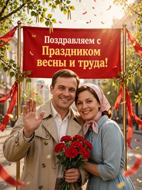 Первомайский транспарант