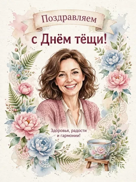 Акварельный сад с пионами