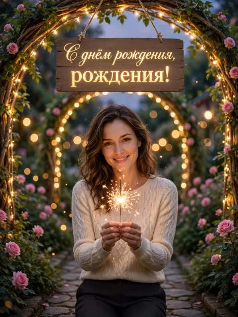 Вечерний сад любви