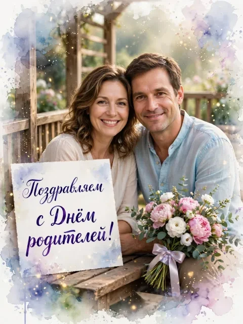 Акварельная терраса с пионами