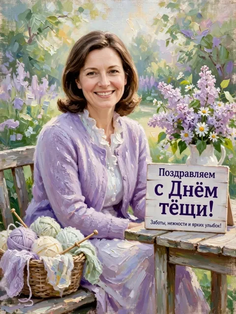 Выбрать дизайн «Весенняя веранда в масле»
