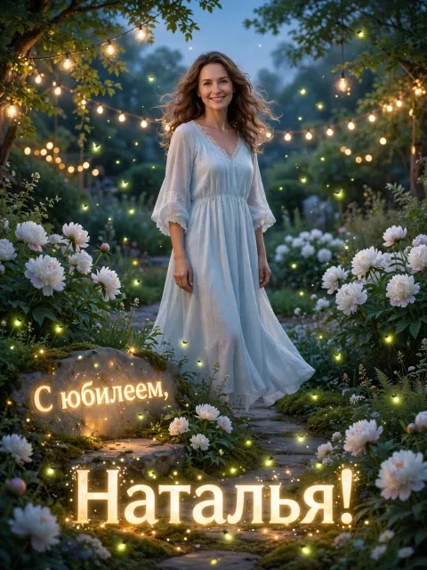 Выбрать дизайн «Сад в сумерках»