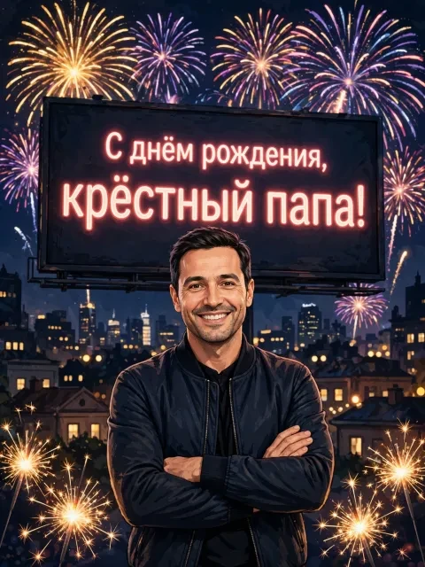 Выбрать дизайн «Афиша с салютом»