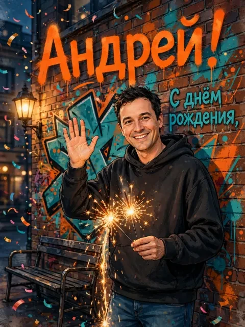 Выбрать дизайн «Граффити во дворе»