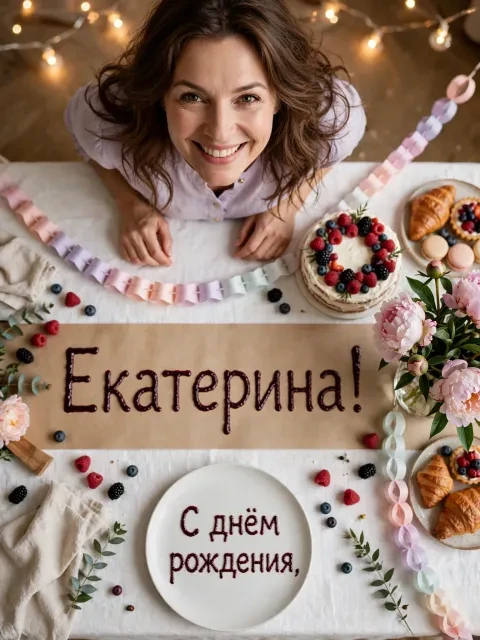 Выбрать дизайн «Праздничный стол с гирляндой»