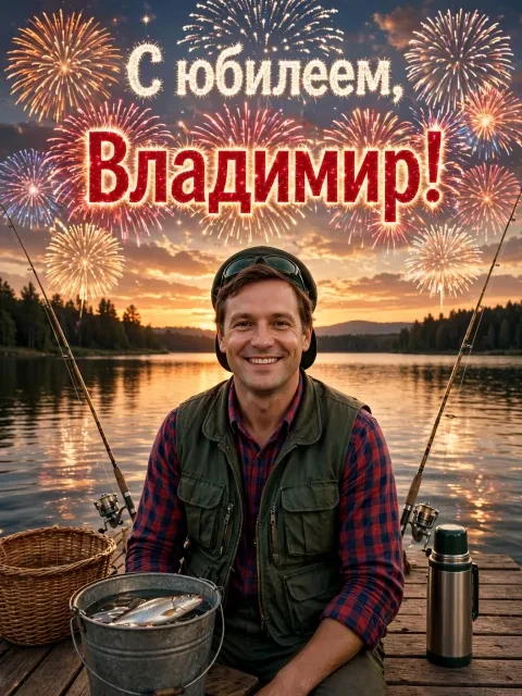 Салют над рыбалкой