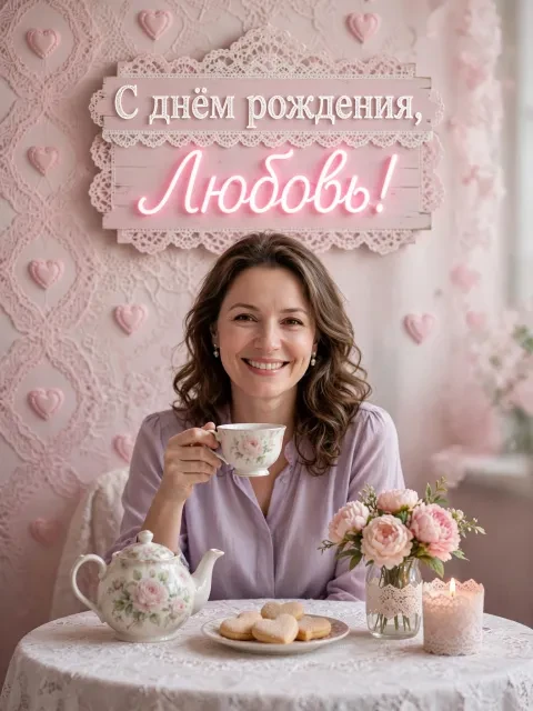 Кружевное чаепитие в пастели