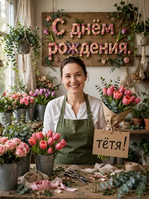 Выбрать дизайн «Флористическая мастерская»