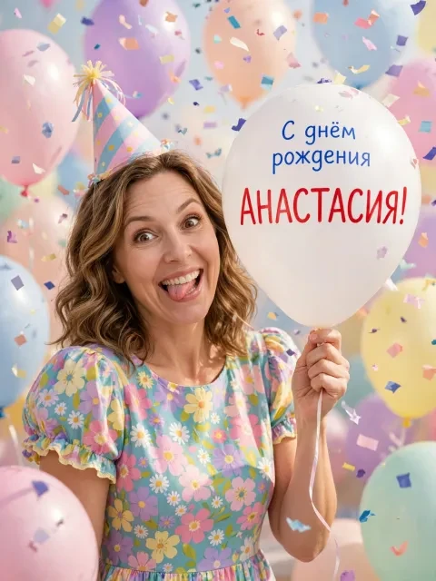 Выбрать дизайн «Весёлая вечеринка с шариками»