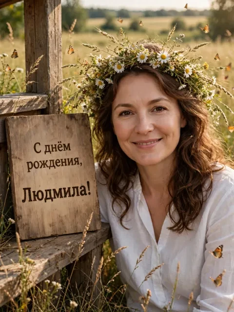 Выбрать дизайн «Ромашковый венок»