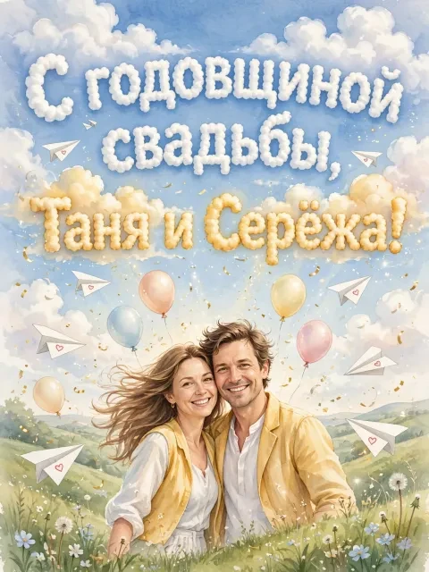 Выбрать дизайн «Бумажные самолётики желаний»