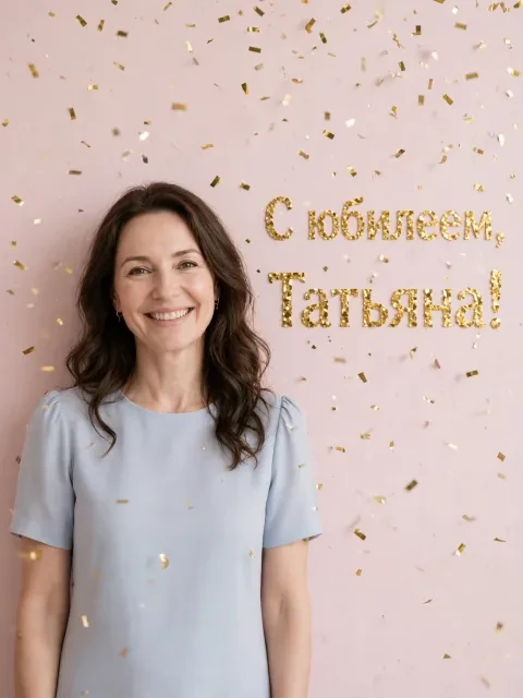 Выбрать дизайн «Золотое конфетти»