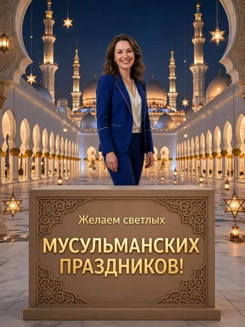 Огни праздничной мечети